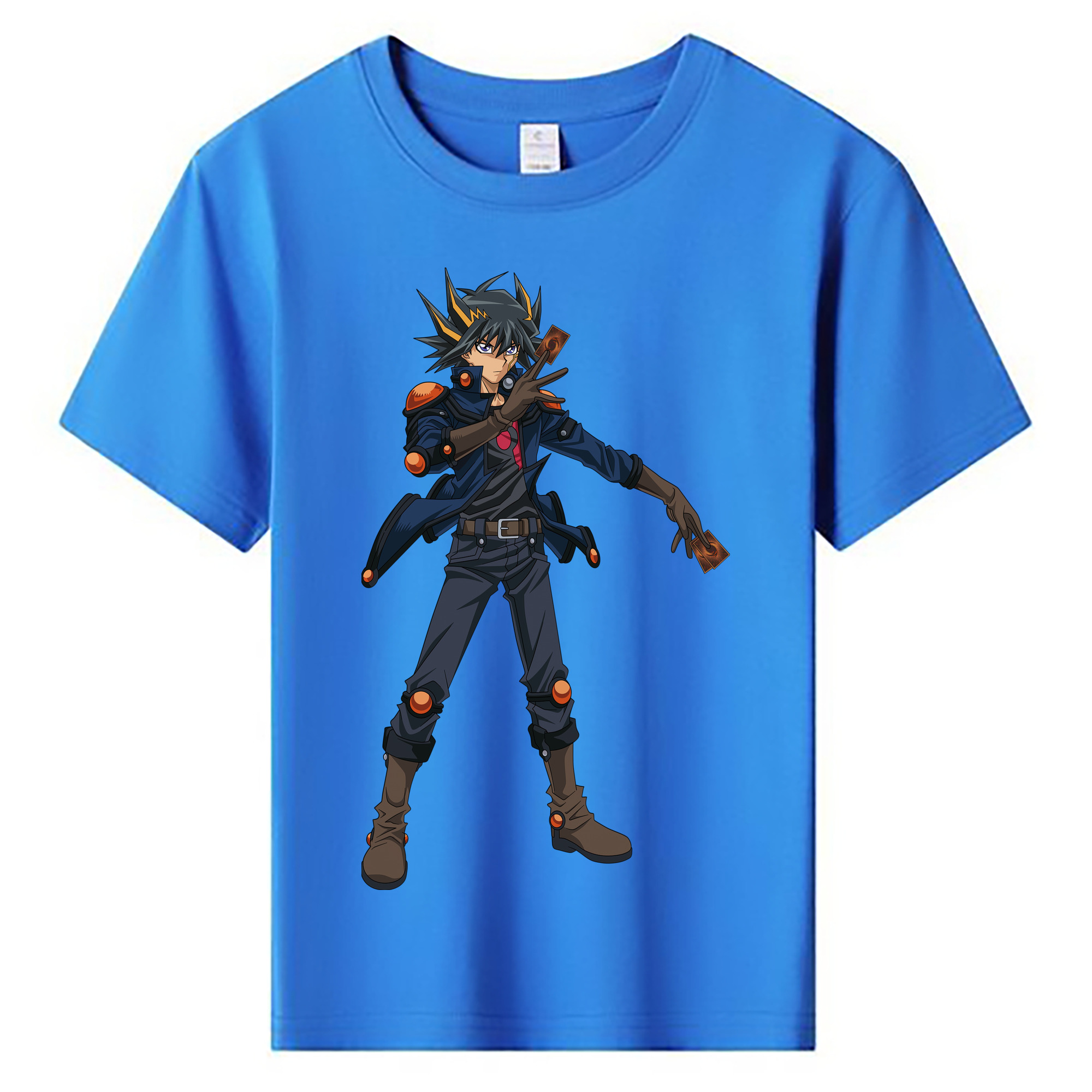（画像用） 遊☆戯☆王 Yu-Gi-Oh! 綿100％キッズTシャツ（フロントプリント）